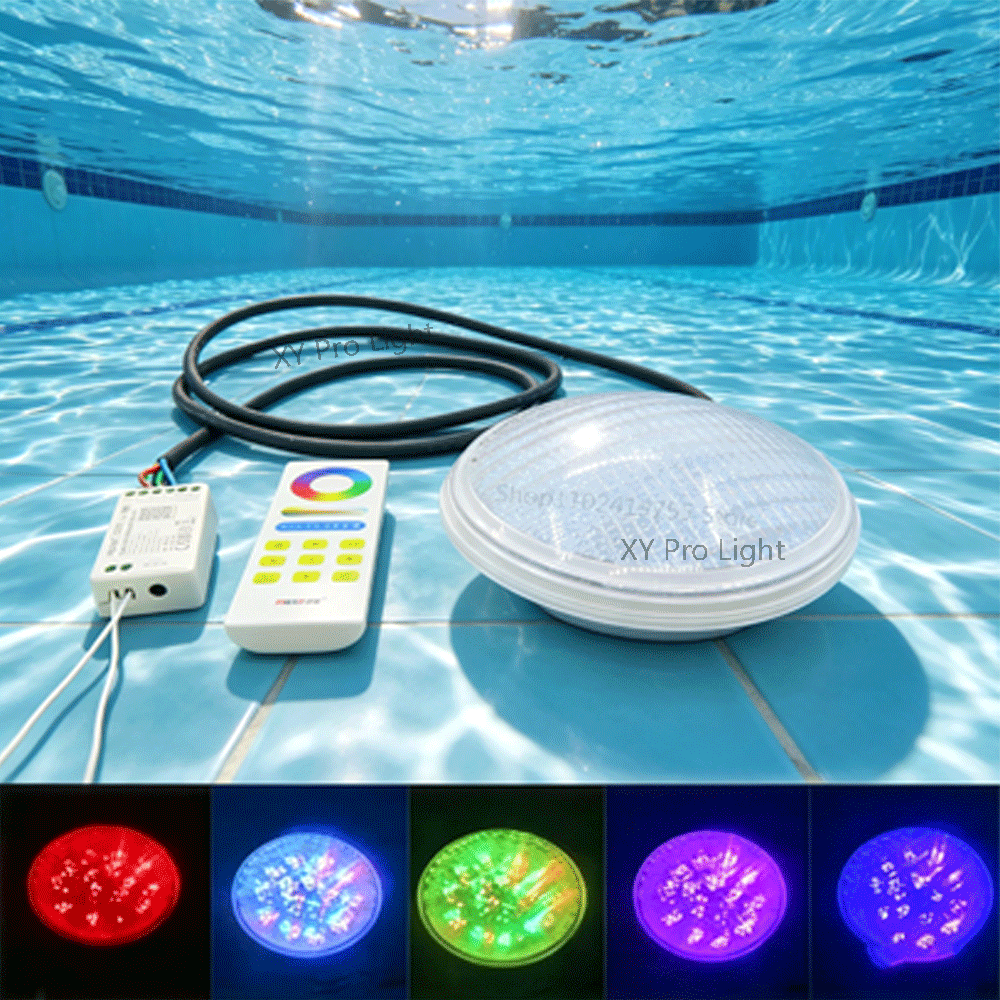 Xy Spa & Wellness Reviews - Projecteurs LED RGB Submersibles 45W, Lampes