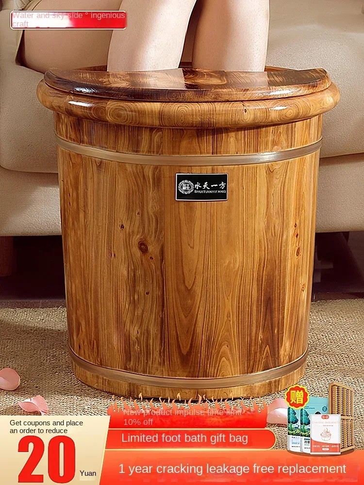 Bain de pieds en bois pour thé - Wellness Spa With Massage avis et prix