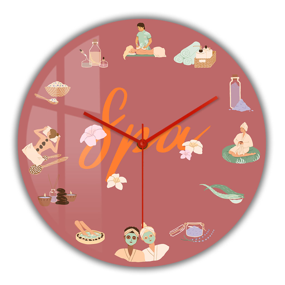 Horloge murale silencieuse à q - Spa Wellness Center avis et prix