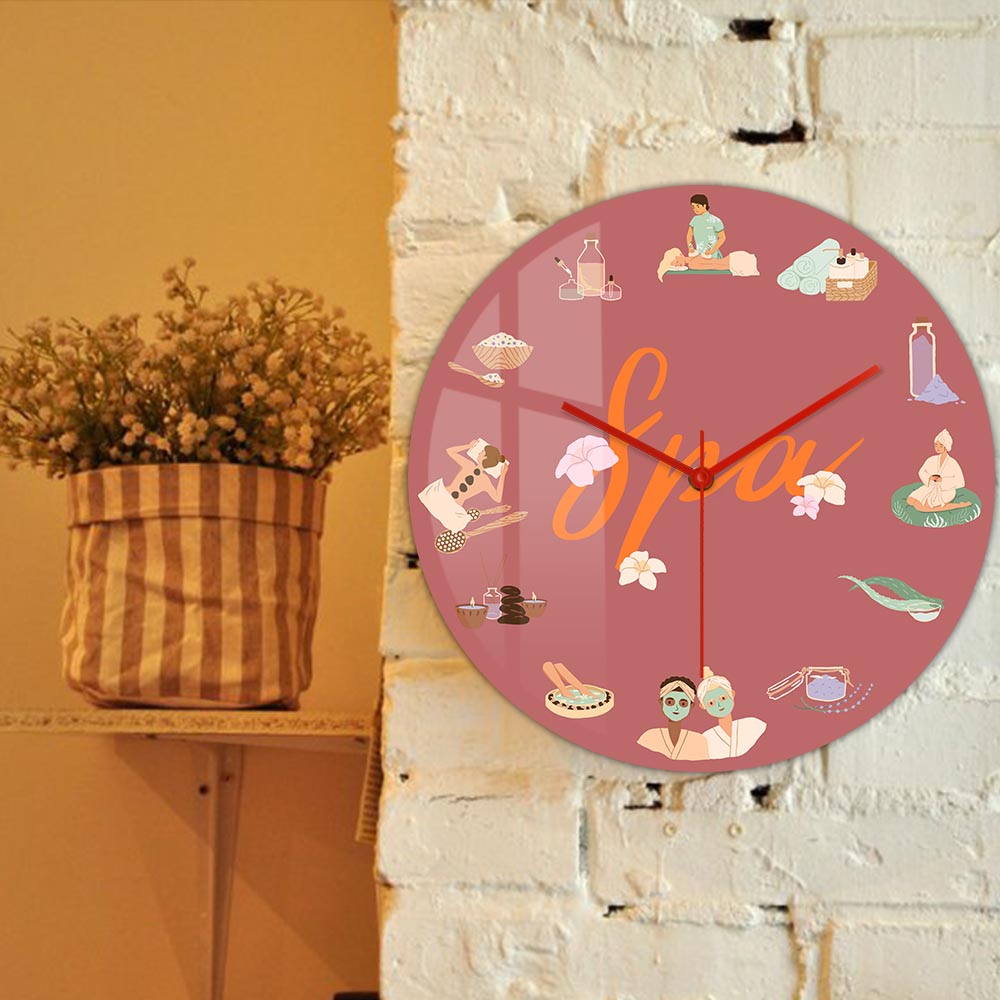 Horloge murale silencieuse à q - Spa Wellness Center avis et prix