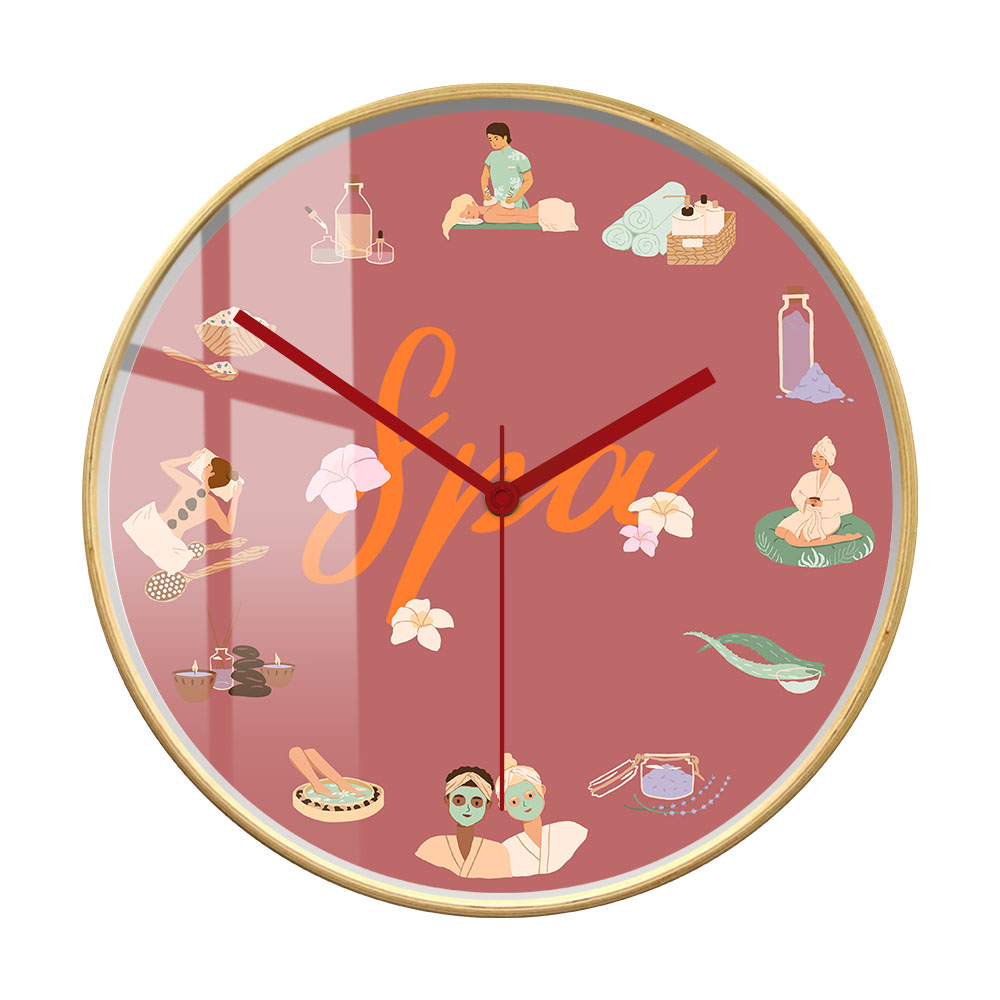 Horloge murale silencieuse à q - Spa Wellness Center avis et prix