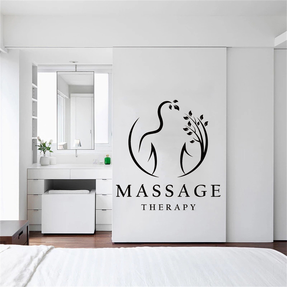 Autocollant mural en vinyle po - Wellness Spa With Massage avis et prix