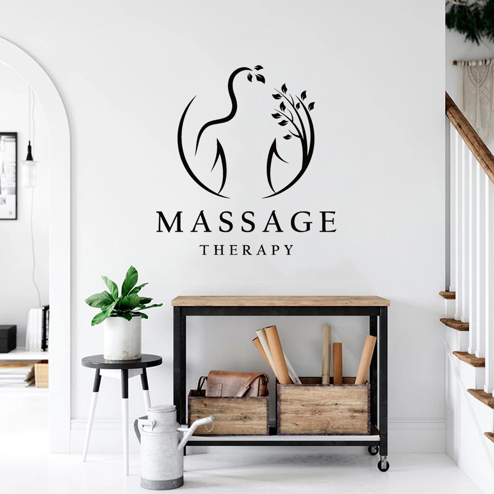 Autocollant mural en vinyle po - Wellness Spa With Massage avis et prix