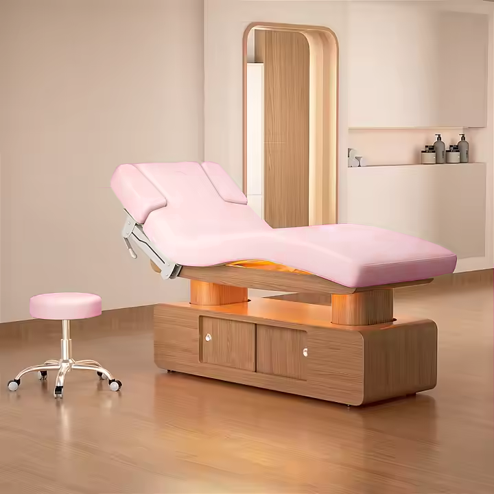 Lit de beauté rose de luxe à 3 - Wellness Spa With Massage avis et prix