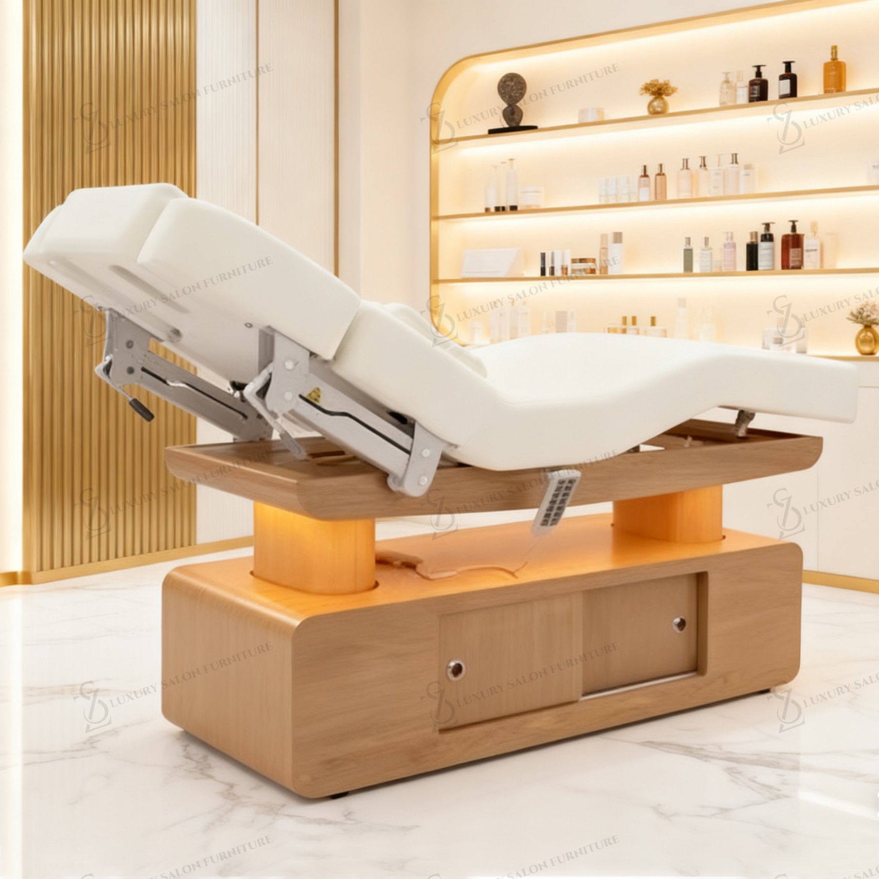 Lit de beauté rose de luxe à 3 - Wellness Spa With Massage avis et prix