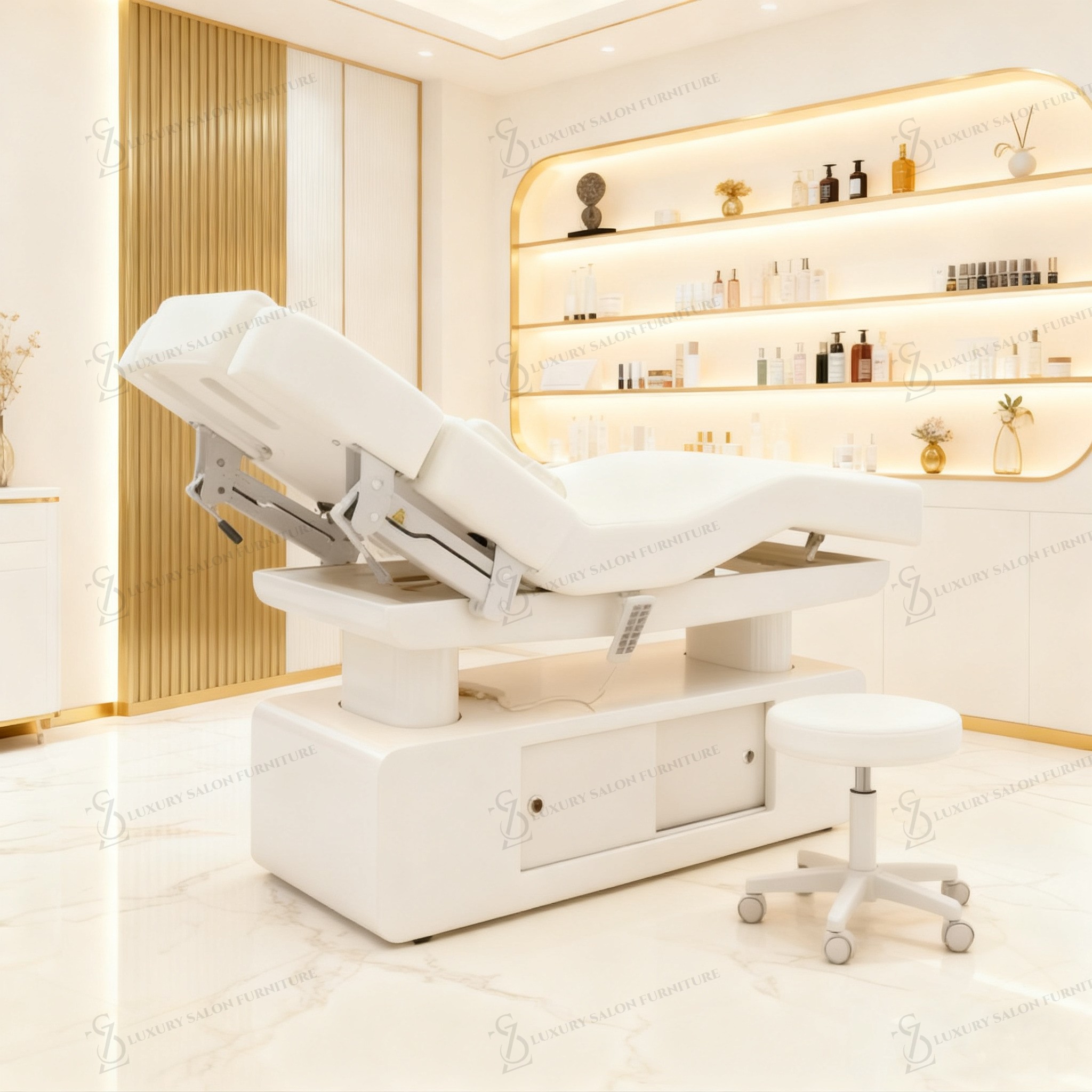 Lit de beauté rose de luxe à 3 - Wellness Spa With Massage avis et prix
